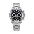 Cronografo meccanico automatico Quadrante nero special bezel