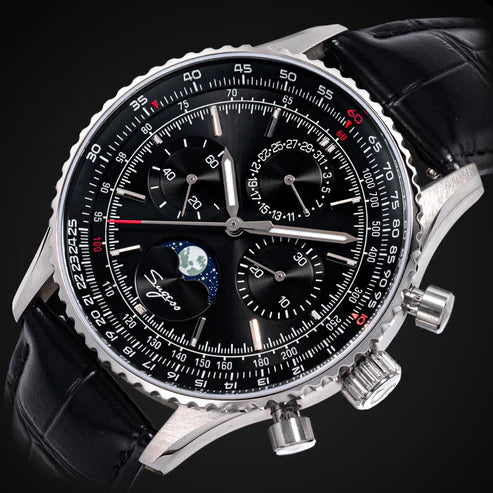 Cronografo meccanico MoonPhase Chrono Master S468