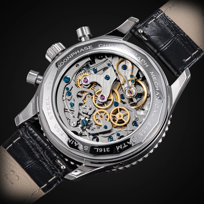 Cronografo meccanico MoonPhase Chrono Master S468