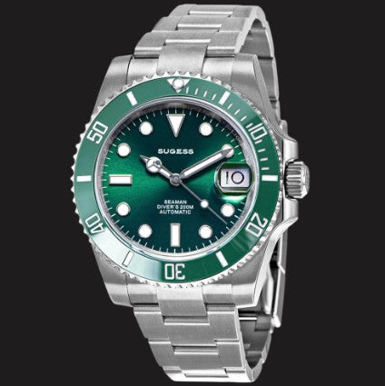 Orologio meccanico automatico subacqueo Ocean Star Verde