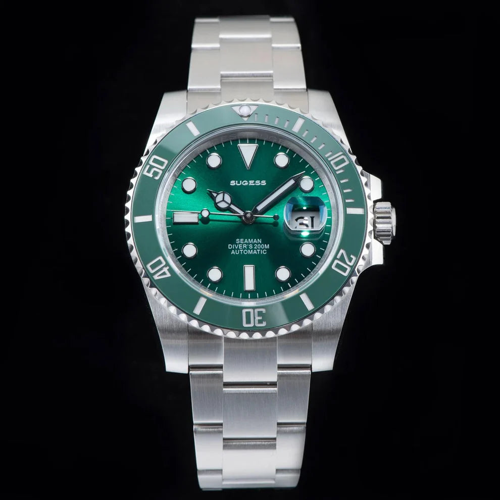 Orologio meccanico automatico subacqueo Ocean Star Verde