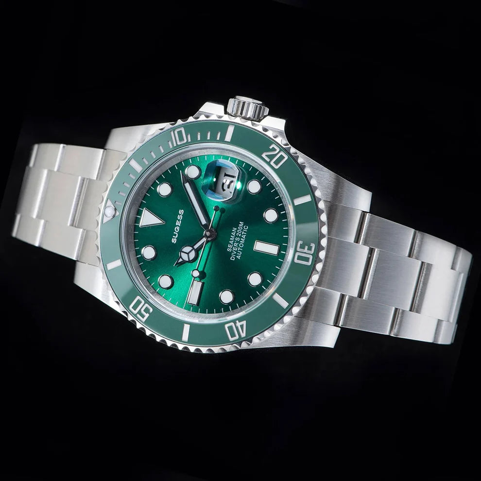 Orologio meccanico automatico subacqueo Ocean Star Verde