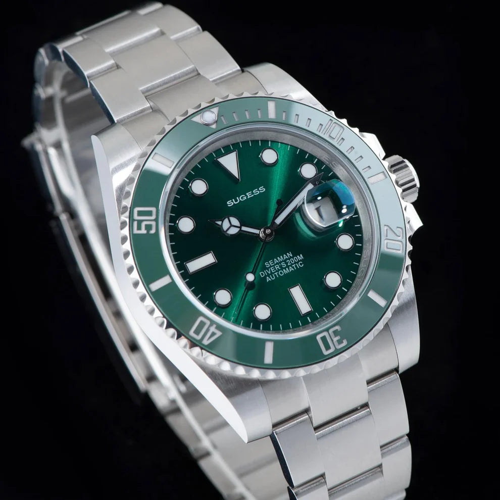 Orologio meccanico automatico subacqueo Ocean Star Verde