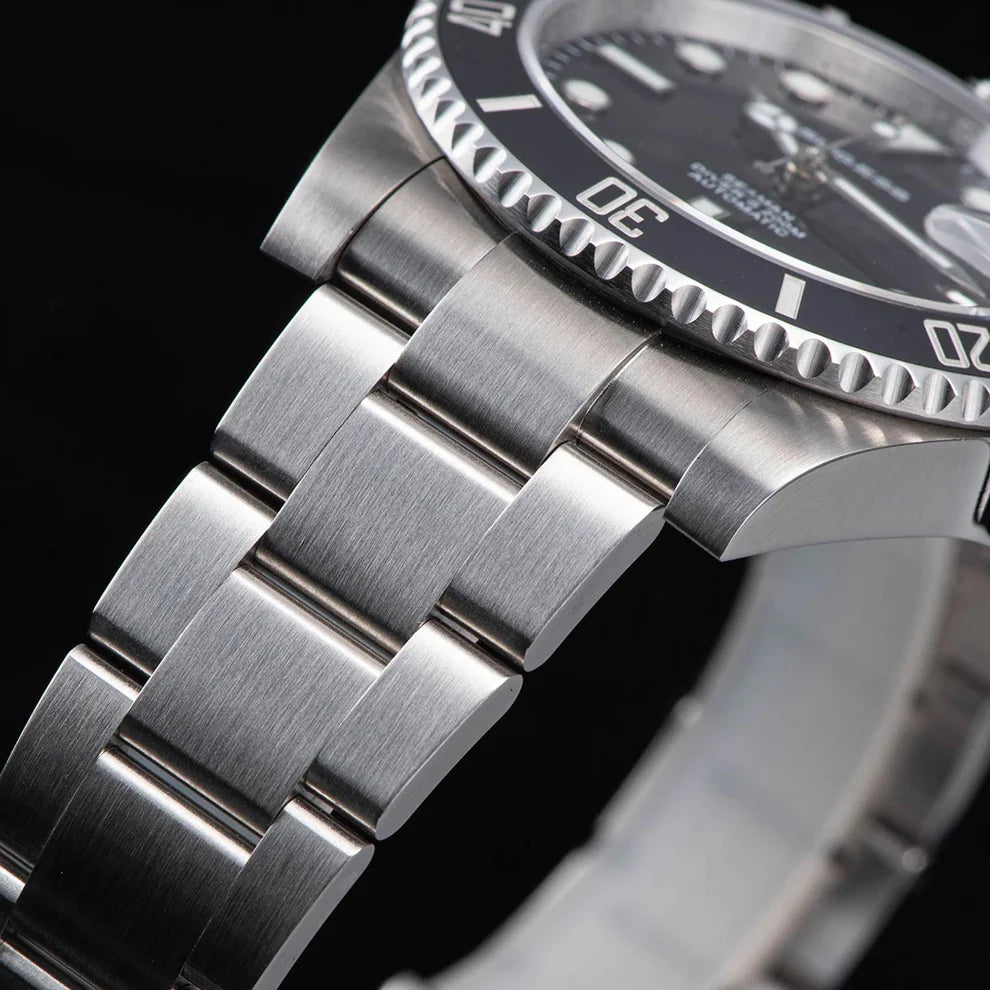 Orologio meccanico automatico subacqueo Ocean Star Nero