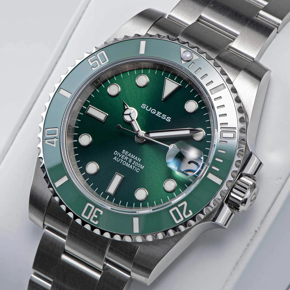 Orologio meccanico automatico subacqueo Ocean Star Verde