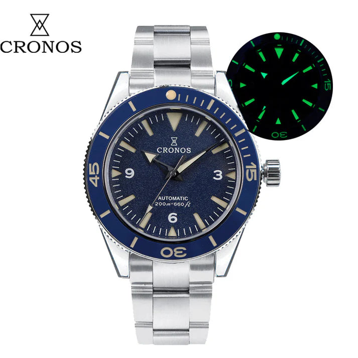 Orologio meccanico automatico subacqueo Cronos L6004