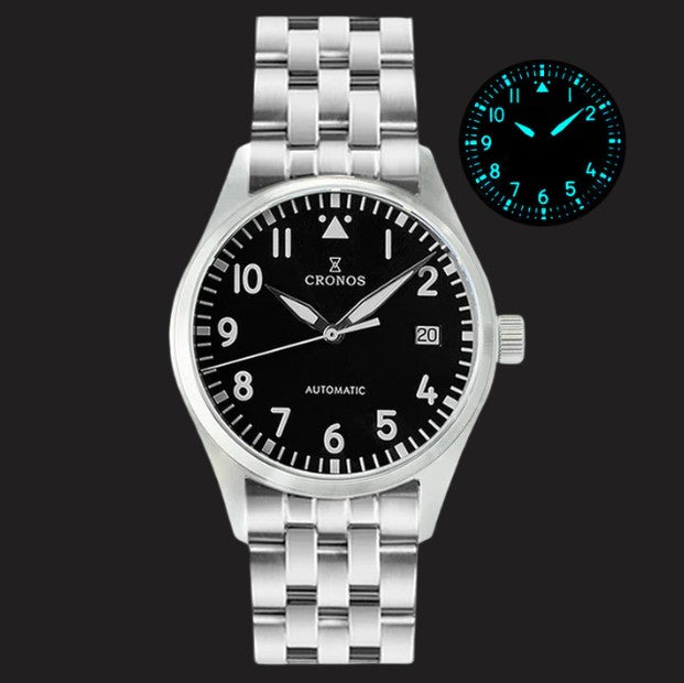 Orologio meccanico Cronos Vintage Pilot L6012